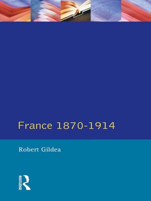 cover image of France 1870-1914